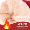imageFZ FANTASTIC ZONE Winter Warm Mittens for Women Knitted Womens Gloves for Cold Weather with Thick Fleece Lined GiftsWine Red