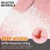 image:imageFZ FANTASTIC ZONE Womens Winter Gloves for Cold Weather Touch Screen Texting Warm Knit Thermal Gloves Gifts for WomenPink White