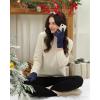 image:imageFZ FANTASTIC ZONE Womens Winter Warm Touch Screen Gloves Elastic Cuff Thermal Knit Gloves for Women Cold Weather GiftsNavy Blue