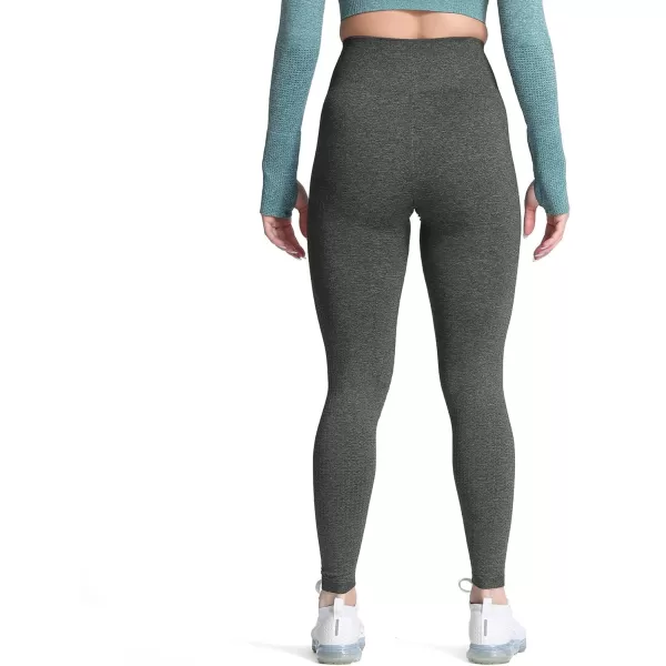 Aoxjox Womens High Waist Workout Gym Vital Seamless Leggings Yoga Pants 24Army Green Marl