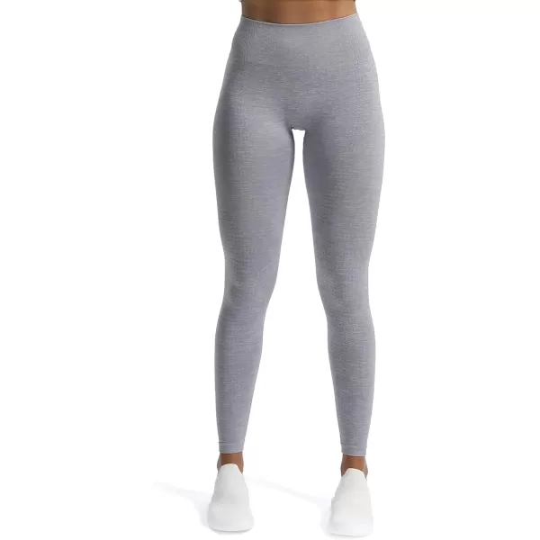 Aoxjox Womens High Waist Workout Gym Vital Seamless Leggings Yoga Pants 24Smokey Grey Marl