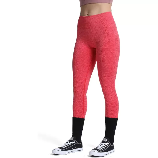 Aoxjox Womens High Waist Workout Gym Vital Seamless Leggings Yoga Pants 24Vital 20 Racing Red Marl