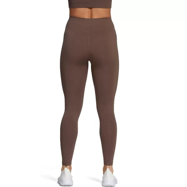 Aoxjox Womens High Waist Workout Gym Vital Seamless Leggings Yoga Pants 24Vital 30 Fudge Coffee