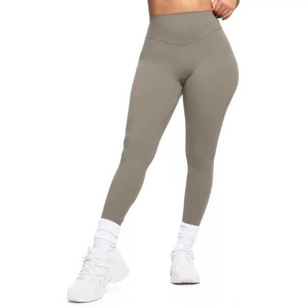 Aoxjox Womens Workout Leggings Hidden Scrunch Butt Lifting High Waist Tummy Control Gym Workout Yoga Pants 27quotDriftwood