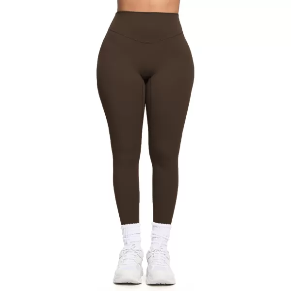 Aoxjox Womens Workout Leggings Hidden Scrunch Butt Lifting High Waist Tummy Control Gym Workout Yoga Pants 27quotMulch