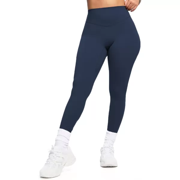Aoxjox Womens Workout Leggings Hidden Scrunch Butt Lifting High Waist Tummy Control Gym Workout Yoga Pants 27quotNavy