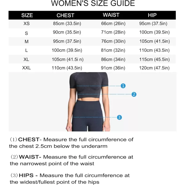 Aoxjox Womens Workout Vital Short Sleeve Seamless Crop Top Yoga Gym Sport Shirts T ShirtB Dark Purple Marl Crop Tops