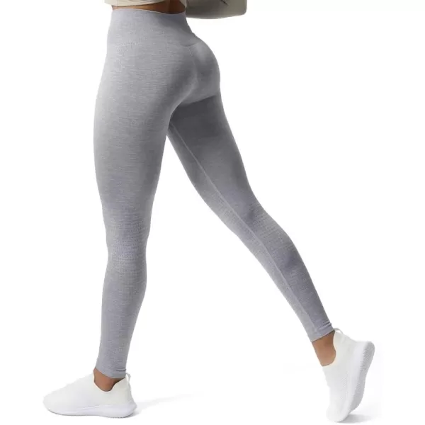 Aoxjox Womens High Waist Workout Gym Vital Seamless Leggings Yoga Pants 24Smokey Grey Marl