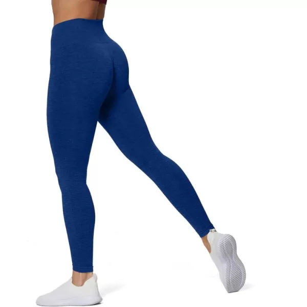 Aoxjox Womens High Waist Workout Gym Vital Seamless Leggings Yoga Pants 24Vital 30 Navy