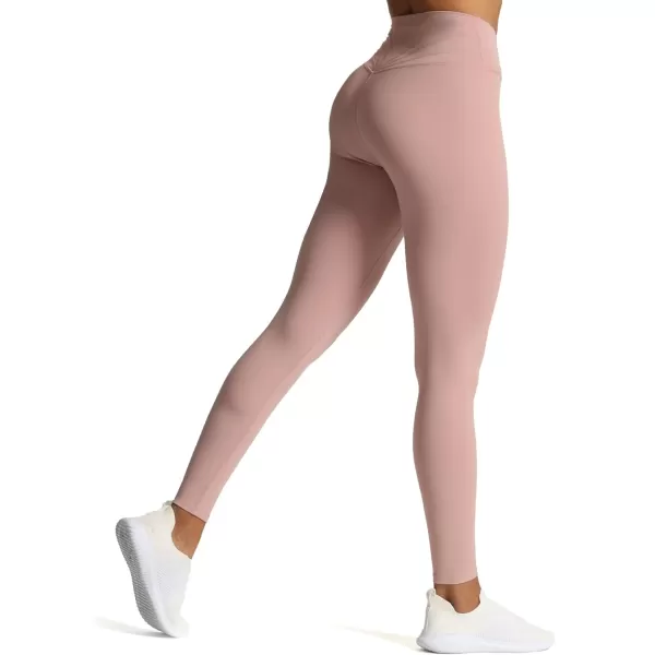 Aoxjox High Waisted Workout Leggings for Women CrossWaist Crossover Tummy Control Trinity Buttery Soft Yoga Pants 26quotWoodrose