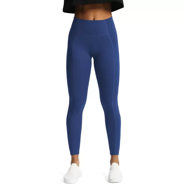 Aoxjox High Waisted Workout Leggings for Women GEO Compression Tummy Control Gym Buttery Soft Yoga Pants 27quotBellwether Blue
