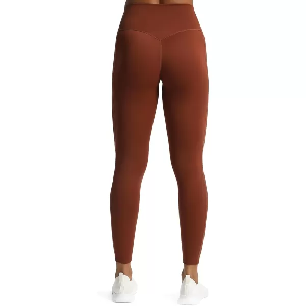 Aoxjox High Waisted Workout Leggings for Women GEO Compression Tummy Control Gym Buttery Soft Yoga Pants 27quotCherry Mahogany