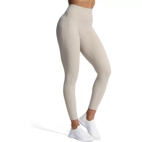 Aoxjox High Waisted Workout Leggings for Women GEO Compression Tummy Control Gym Buttery Soft Yoga Pants 27quotMink