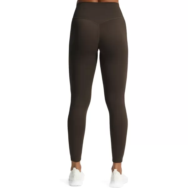 Aoxjox High Waisted Workout Leggings for Women GEO Compression Tummy Control Gym Buttery Soft Yoga Pants 27quotMulch