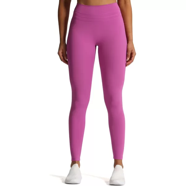 Aoxjox High Waisted Workout Leggings for Women Scrunch Tummy Control Luna Buttery Soft Yoga Pants 26quotCattleya Purple