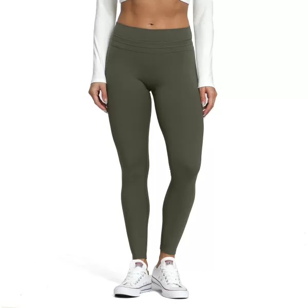 Aoxjox High Waisted Workout Leggings for Women Scrunch Tummy Control Luna Buttery Soft Yoga Pants 26quotOlive Green