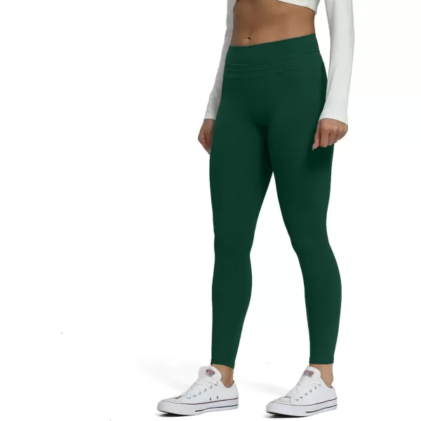 Aoxjox High Waisted Workout Leggings for Women Scrunch Tummy Control Luna Buttery Soft Yoga Pants 26quotStorm Green