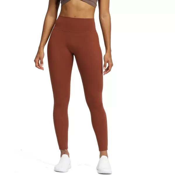 Aoxjox High Waisted Workout Leggings for Women Trinity Yoga Pants 265quotA Cherry Mahogany