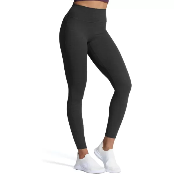 Aoxjox High Waisted Workout Leggings for Women Trinity Yoga Pants 265quotBlack Marlsize Up for Less Compression