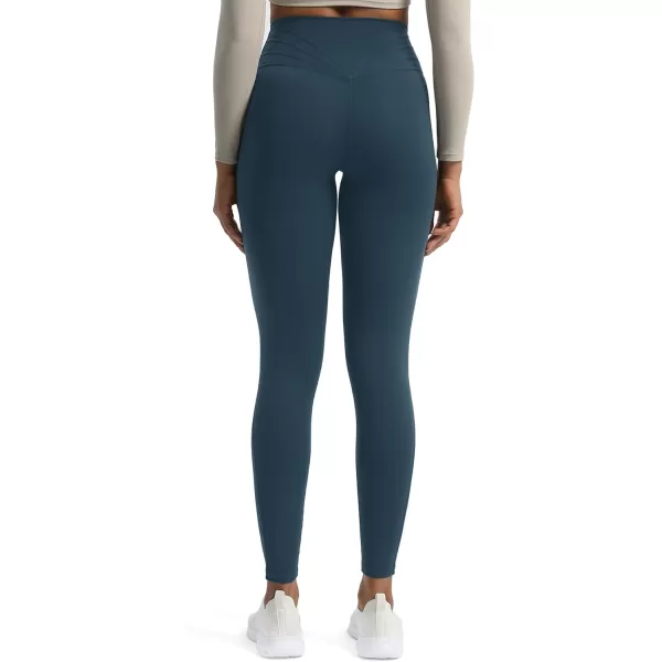 Aoxjox High Waisted Workout Leggings for Women Trinity Yoga Pants 265quotBlueberry