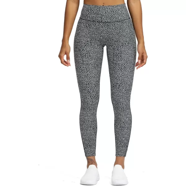 Aoxjox High Waisted Workout Leggings for Women Trinity Yoga Pants 265quotBlueberry Dot Print