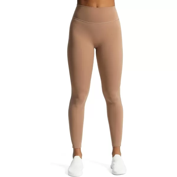 Aoxjox High Waisted Workout Leggings for Women Trinity Yoga Pants 265quotBrownie