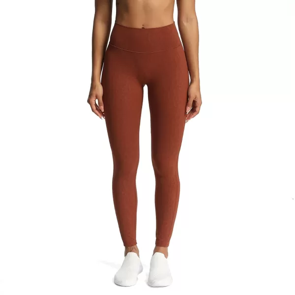 Aoxjox High Waisted Workout Leggings for Women Trinity Yoga Pants 265quotCherry Mahogany Leopard Print