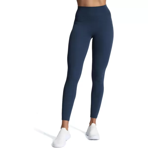 Aoxjox High Waisted Workout Leggings for Women Trinity Yoga Pants 265quotDark Blue Marlsize Up for Less Compression