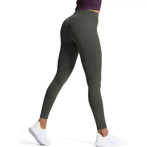 Aoxjox High Waisted Workout Leggings for Women Trinity Yoga Pants 265quotDeep Depths Marlsize Up for Less Compression