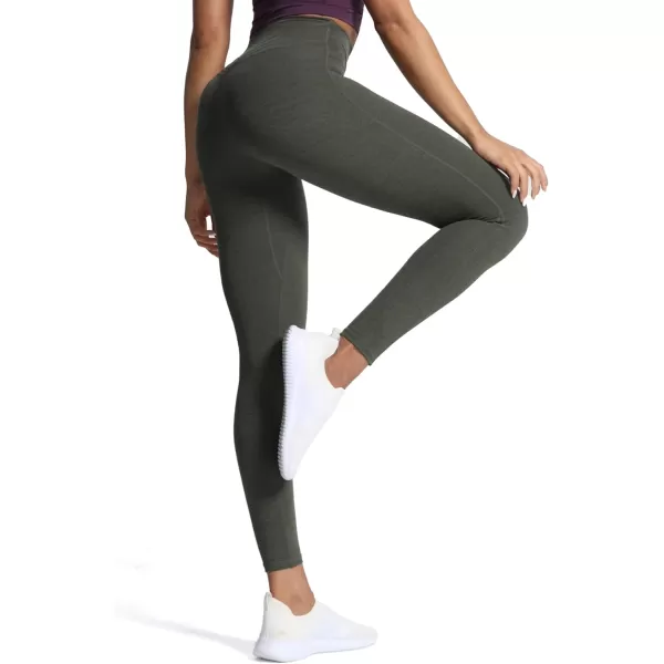 Aoxjox High Waisted Workout Leggings for Women Trinity Yoga Pants 265quotDeep Depths Marlsize Up for Less Compression