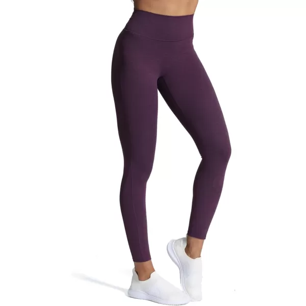 Aoxjox High Waisted Workout Leggings for Women Trinity Yoga Pants 265quotDeep Purple Marlsize Up for Less Compression