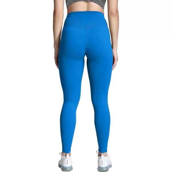 Aoxjox High Waisted Workout Leggings for Women Trinity Yoga Pants 265quotDirectoire Blue