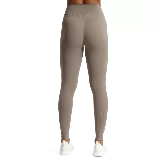 Aoxjox High Waisted Workout Leggings for Women Trinity Yoga Pants 265quotDriftwood
