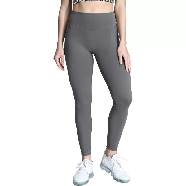 Aoxjox High Waisted Workout Leggings for Women Trinity Yoga Pants 265quotIron Grey