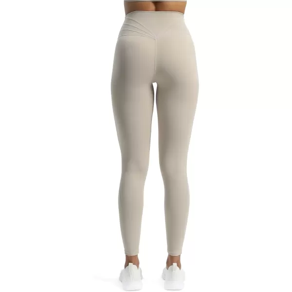 Aoxjox High Waisted Workout Leggings for Women Trinity Yoga Pants 265quotMink