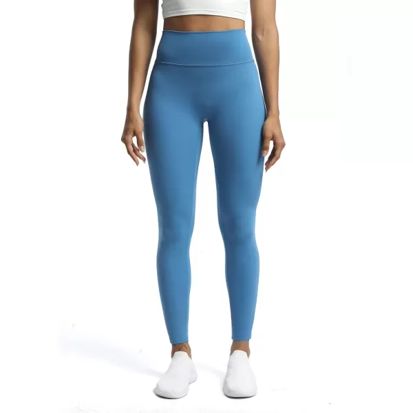 Aoxjox High Waisted Workout Leggings for Women Trinity Yoga Pants 265quotMykonos Blue