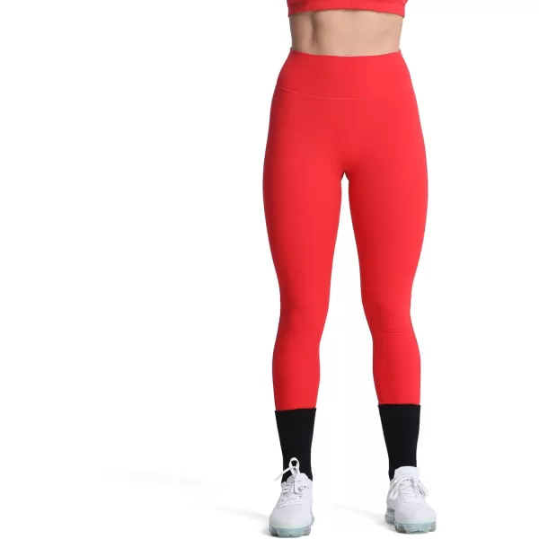 Aoxjox High Waisted Workout Leggings for Women Trinity Yoga Pants 265quotRacing Red