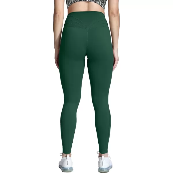Aoxjox High Waisted Workout Leggings for Women Trinity Yoga Pants 265quotStorm Green