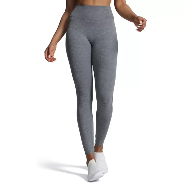 Aoxjox High Waisted Workout Leggings for Women Trinity Yoga Pants 265quotWinds Grey Marlsize Up for Less Compression