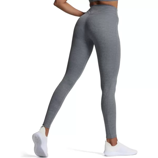 Aoxjox High Waisted Workout Leggings for Women Trinity Yoga Pants 265quotWinds Grey Marlsize Up for Less Compression
