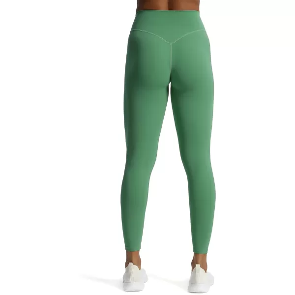 Aoxjox High Waisted Workout Leggings for Women Tummy Control Buttery Soft Yoga Metamorph Deep V Pants 26quotBottle Green