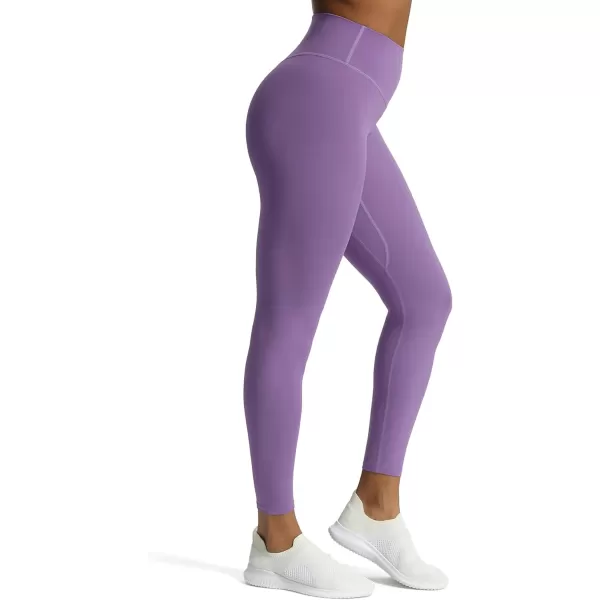 Aoxjox High Waisted Workout Leggings for Women Tummy Control Buttery Soft Yoga Metamorph Deep V Pants 26quotChive Blossom
