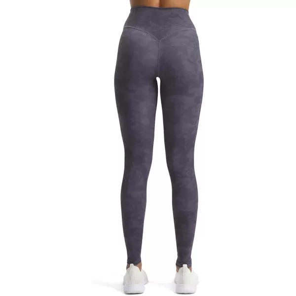 Aoxjox High Waisted Workout Leggings for Women Tummy Control Buttery Soft Yoga Metamorph Deep V Pants 26quotCloud Navy