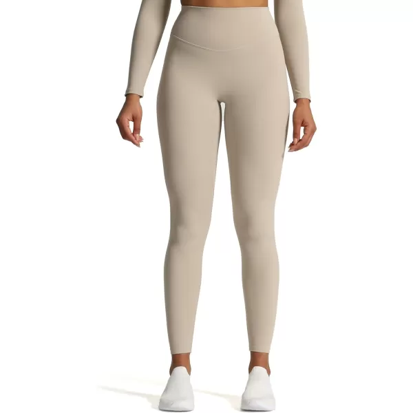 Aoxjox High Waisted Workout Leggings for Women Tummy Control Buttery Soft Yoga Metamorph Deep V Pants 26quotMink