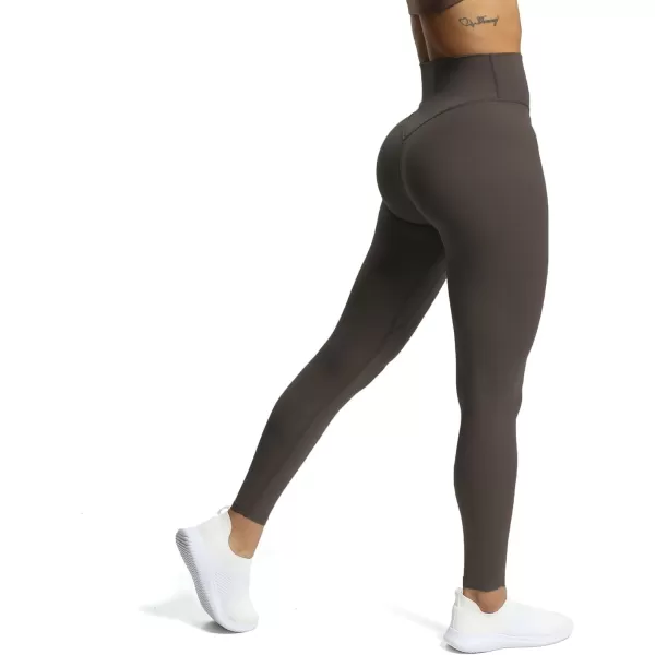 Aoxjox High Waisted Workout Leggings for Women Tummy Control Buttery Soft Yoga Metamorph Deep V Pants 26quotMulch