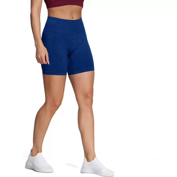 Aoxjox Vital Seamless Biker Shorts for Women High Waist Workout Shorts Booty Running Yoga Shorts 5quotVital New Navy