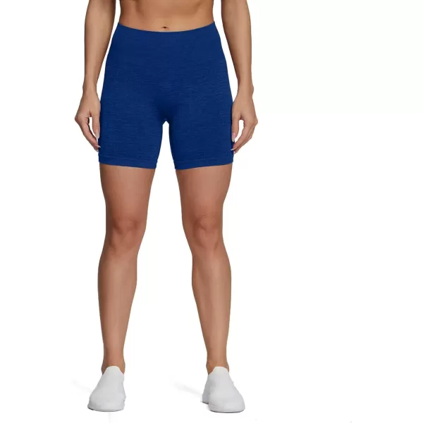 Aoxjox Vital Seamless Biker Shorts for Women High Waist Workout Shorts Booty Running Yoga Shorts 5quotVital New Navy