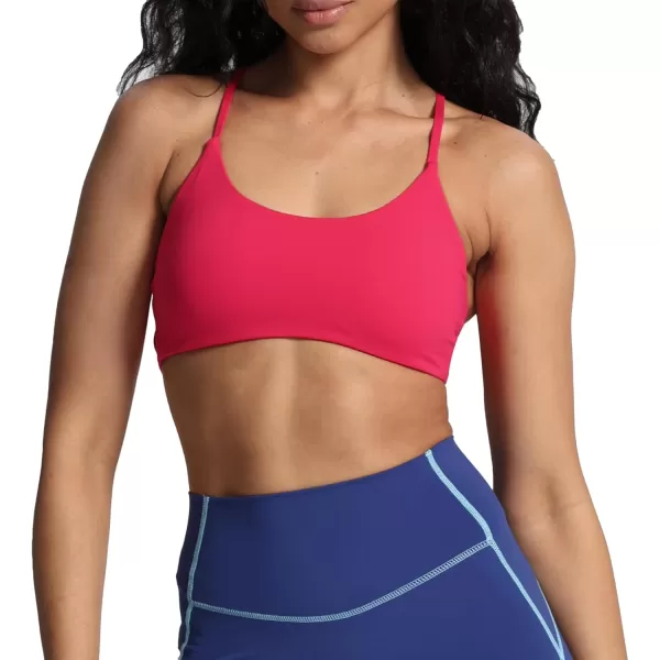 Aoxjox Womens Workout Sports Bras Fitness Backless Padded Ivy Low Impact Bra Yoga Crop Tank TopLove Potion
