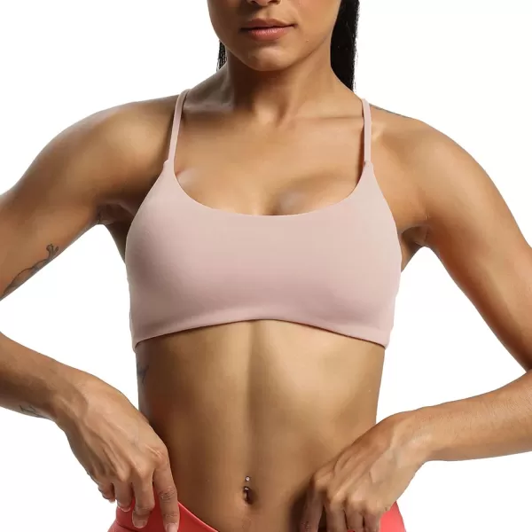 Aoxjox Womens Workout Sports Bras Fitness Backless Padded Ivy Low Impact Bra Yoga Crop Tank TopWoodrose