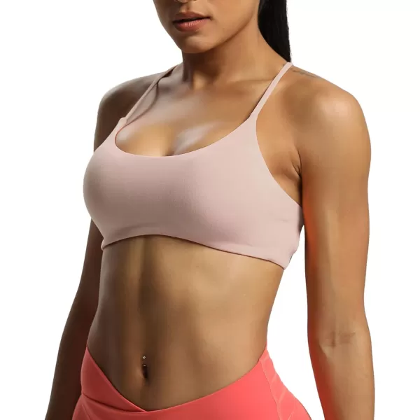 Aoxjox Womens Workout Sports Bras Fitness Backless Padded Ivy Low Impact Bra Yoga Crop Tank TopWoodrose